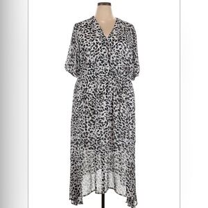 Lane Bryant Elegant Gray Dress